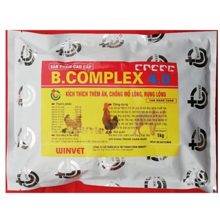 1kg B.COMPLEX 4.0 Kích thích thèm ăn, chống mổ lông, rụng lông