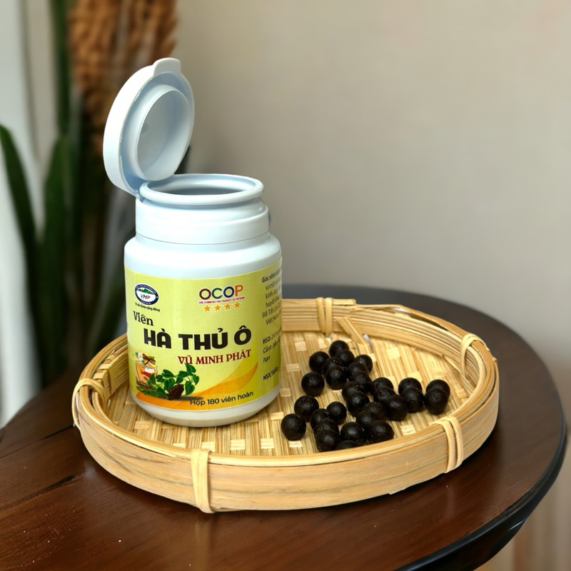 Viên Hà Thủ Ô VMP - Giảm rụng tóc - Đen tóc - Dưỡng huyết - Chống bạc tóc sớm