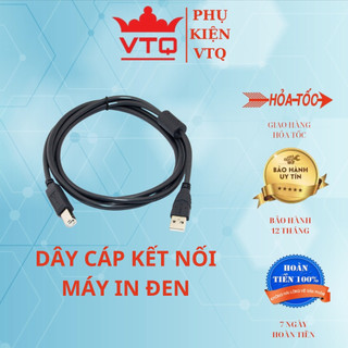 Dây cáp kết nối máy in 1.5m,3m,5m đen ARIGATO.hàng chất lượng tốt.shopphukienvtq