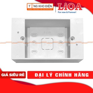 Đế nổi đơn LiOA [CHỐNG CHÁY] dùng cho mặt chữ nhật (có thể dùng cho những mặt chữ nhật khác như Sino...) đế âm, đế vuông