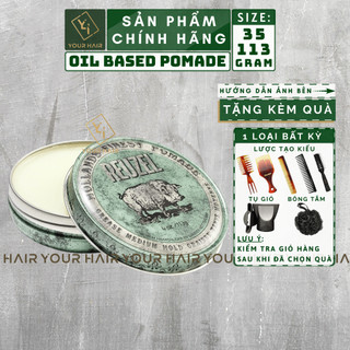 Sáp vuốt tóc Reuzel Green Pomade - 113g