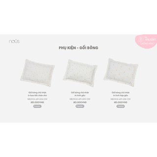 Gối Bông Nous Siêu Mềm Mại Cho Bé 0-2 tuổi
