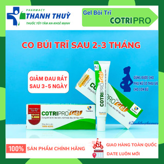 COTRIPRO Gel, Co Búi Trĩ, Ngừa Táo Bón, Bền Vững Thành Mạch, Giúp Làm Dịu Mát Và Săn Se Da, Tuýp 25G