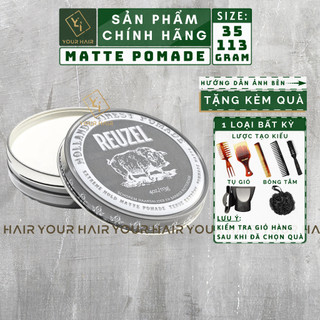 Sáp vuốt tóc Reuzel Extreme Hold Matte Pomade - 113g