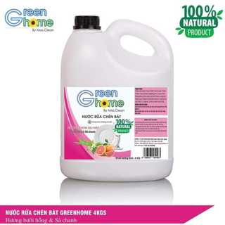 Nước rửa chén hữu cơ GreenHome - can 3.8L