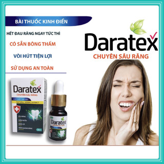 [Mã COSDAY - 50k đơn 250k] Dung dịch chấm sâu răng Daratex tác dụng nhanh tại vị trí đau sâu răng lọ 10ml