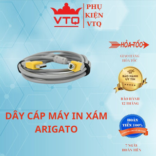 Dây cáp máy in 1.5m, 3m, 5m, 10m ARIGATO chống nhiễu hàng chính hãng,chất lượng.màu ngẫu nhiên