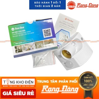 Đui cảm biến chuyển động/ánh sáng Rạng Đông (xoay góc chiếu) ĐCB01.PIR