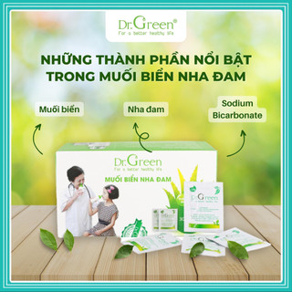 Muối rửa mũi nha đam dr green mẫu mới date xa