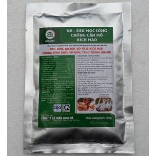 1 gói SIÊU MỌC LÔNG 100g CHỐNG CẮN MỔ, TĂNG TRỌNG NHANH chuyên dùng  cho gia cầm, gà chọi, gà đá, chim cảnh