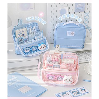 Túi / Hộp Đựng Bút ROSYPOSY Amor Fati siêu nhiều ngăn, sức chứa lớn , có ngăn trong suốt, phong cách Hàn Quốc