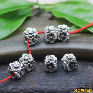 Charm bạc chặn hình hoa - bạc 925