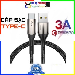 Cáp sạc tốc độ cao Baseus Type C Horizontal Data cho Samsung, Xiaomi, Huawei, Oppo