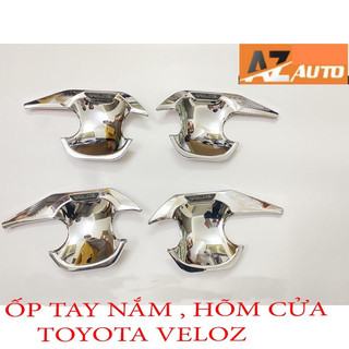 Ốp Tay nắm, Hõm Cửa Xe TOYOTA VELOZ 2022-2024 Mạ Crom cao cấp