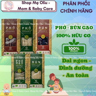 Bún,Phở gạo hữu cơ Hoa Sữa Foods 250g,360g - Bún gạo trắng/Bún gạo lứt hữu cơ/Phở gạo trắng