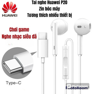 Tai nghe Huawei P20 zin bóc máy cổng Type C, tích hợp DAC nghe nhạc, chơi game siêu đã