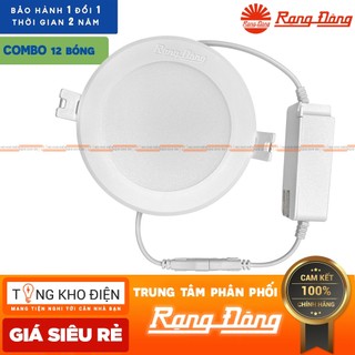 [COMBO 12 Bóng] Đèn led ầm trần downlight 7w lỗ khoét 90mm Rạng Đông [CHÍNH HÃNG]