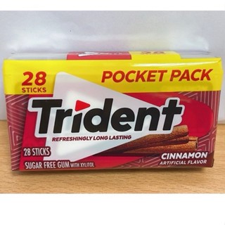 Kẹo gum không đường trident nhập khẩu chính hãng thái lan ( hộp 28 tép)