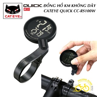 Đồng hồ đo tốc độ xe đạp không dây CATEYE QUICK CC-RS100W