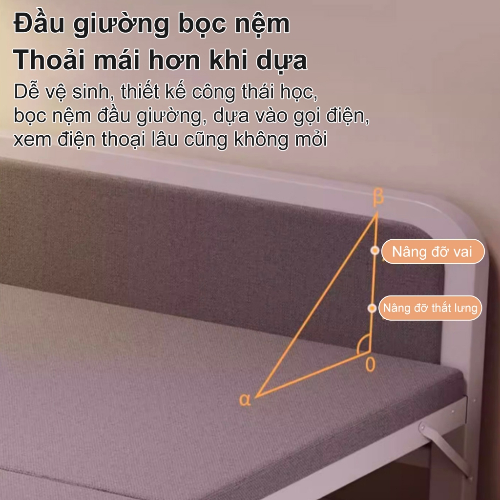 𝑯𝑬𝑰𝑵𝑶 Giường Gấp Không cần lắp ráp lưu trữ khả năng chịu lực và tính ổn định cao Khung Dày Chắc Chắn | BigBuy360 - bigbuy360.vn
