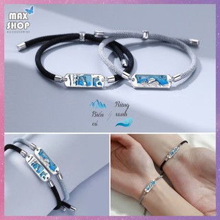 Vòng đôi couple nam nữ Rừng xanh & Biển cả vô cùng ý nghĩa