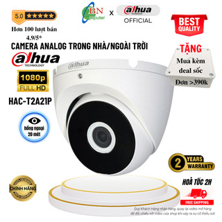 Camera quan sát hdcvi hac t2a21p bán cầu sắt 2.0mp, hồng ngoại 20m, bảo hành 24 tháng