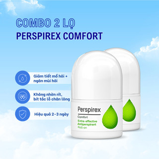 COMBO 2 LỌ Perspirex Comfort 20ml giảm tiết mồ hôi và khử mùi hôi cho da nhạy cảm