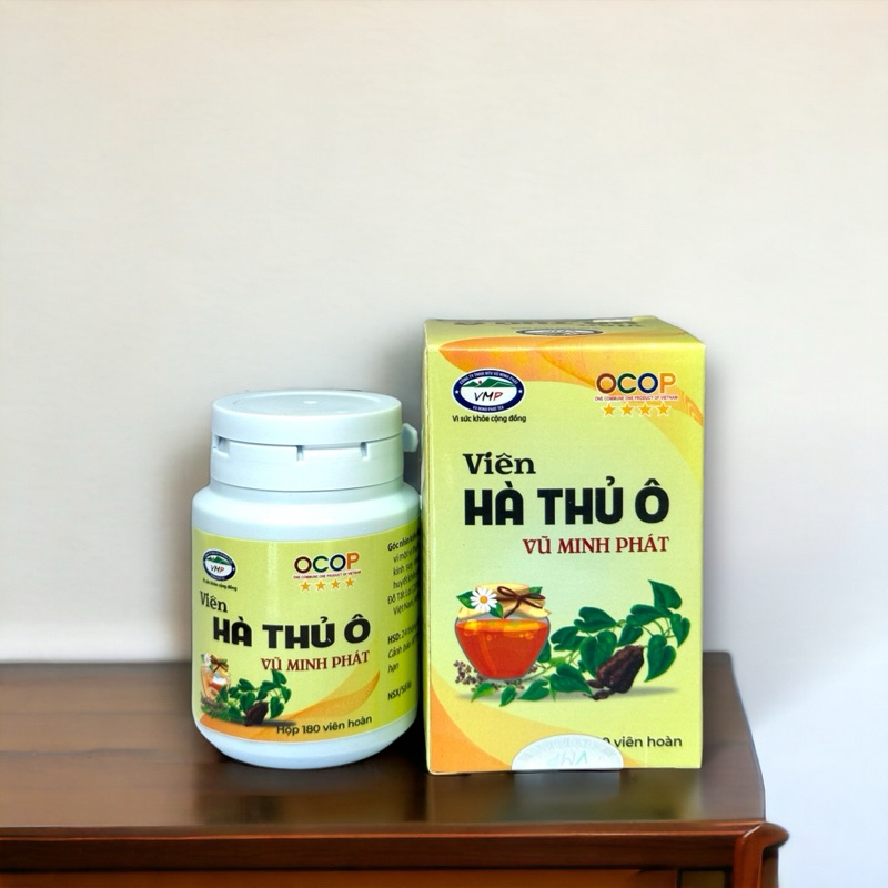 Viên Hà Thủ Ô VMP - Giảm rụng tóc - Đen tóc - Dưỡng huyết - Chống bạc tóc sớm