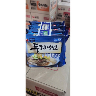 Mì lạnh trộn cay và mỳ lạnh nước 162g, 161g Nongshim