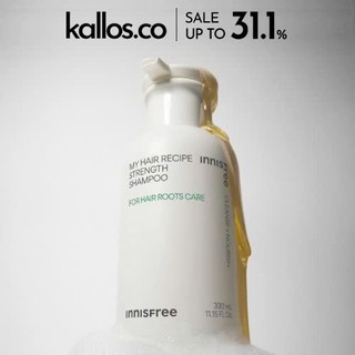 Dầu Gội Innisfree My Hair Recipe Refreshing, Loss Care, Repairing, Strength Shampoo - Kallos Vietnam