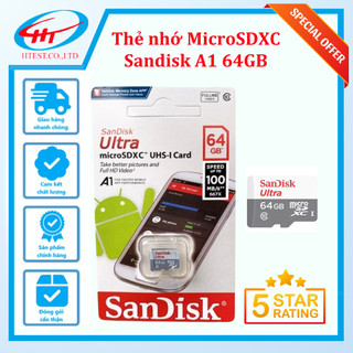 Thẻ nhớ microsdxc sandisk a1 64gb