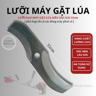 Lưỡi Dao Máy Gặt Lúa Lắp Máy Phát Cỏ Giúp Thu Hoạch Lúa Nhanh Hơn Rất Nhiều