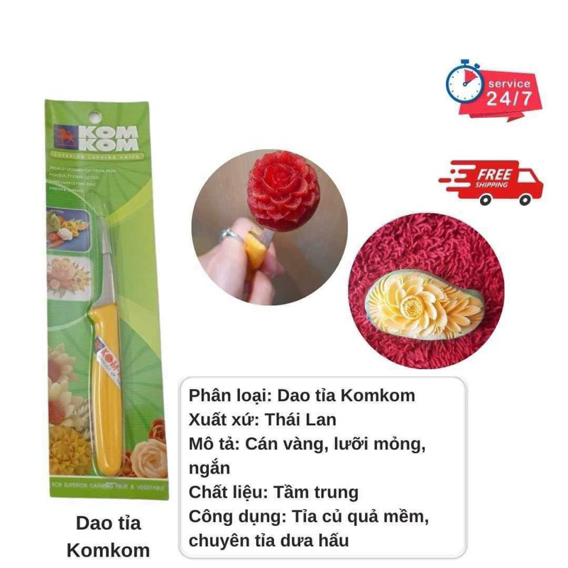 Dao Tỉa Hoa KomKom Thái Lan