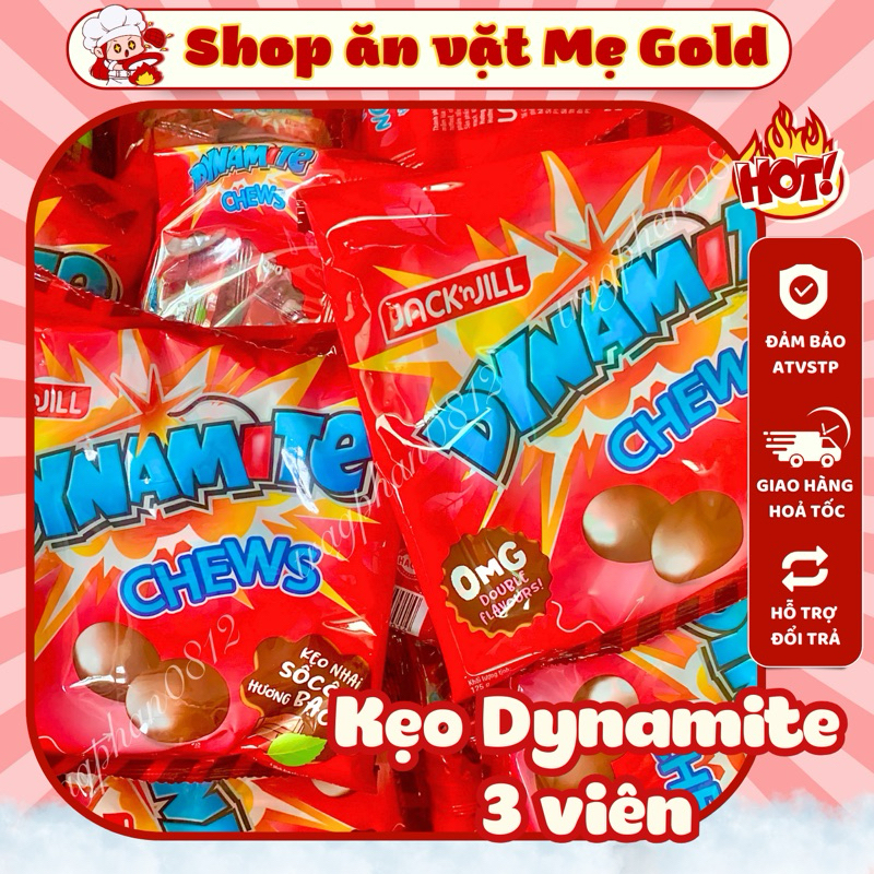Kẹo Dynamite Chews, kẹo 3 viên (gói 112,5g)