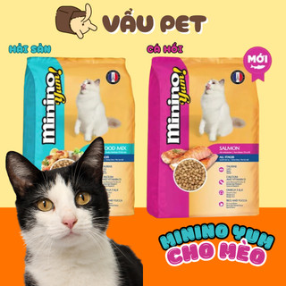 Hạt cho mèo Minino Yum 1.5kg - Thức ăn cho mèo con, mèo lớn, đồ ăn cho mèo Vẩu Pet Shop