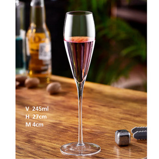 Ly vang trắng ly uống champagne cao cấp, ly thủy tinh pha lê uống rượu sâm panh (014)
