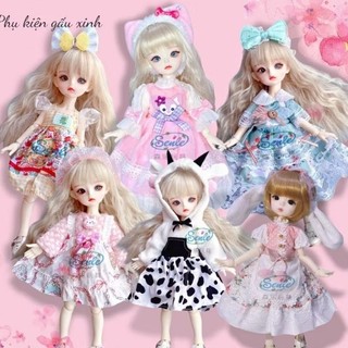 Quần áo búp bê 30cm, bjd 1/6 - không búp bê