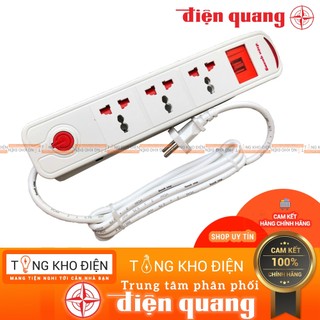 [FreeShip 50k toàn quốc] Ổ cắm Điện Quang, 3 lỗ đa năng + 2 USB, dây dài 2m/5m