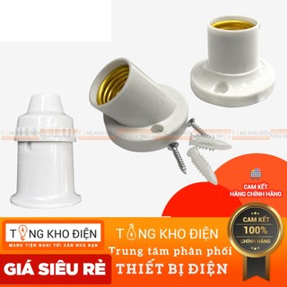 Đui đèn treo, chếch, thẳng E27 dùng cho bóng đui xoáy