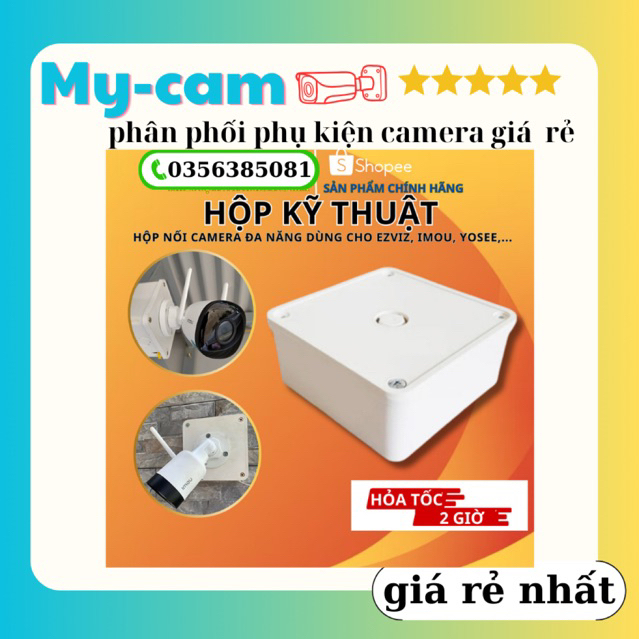 Hộp nối camera 11*11*5  loại chống nước