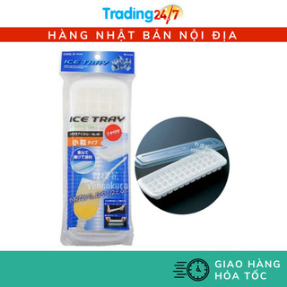 [Hỏa tốc HCM] Khay đá 48 viên có nắp Inomata làm đá nhỏ cho vào chai, lọ dễ dàng NỘI ĐỊA NHẬT BẢN