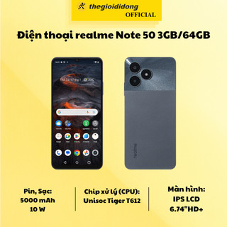 Điện thoại realme note 50 64gb