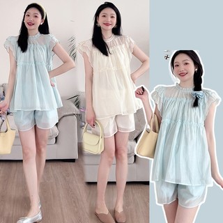 Set bầu voan tơ cao cấp saq378