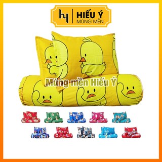 [15 MẪU] Combo 2 áo gối nằm + 1 vỏ ôm cotton poly mịn mát | Mùng mền Hiếu Ý