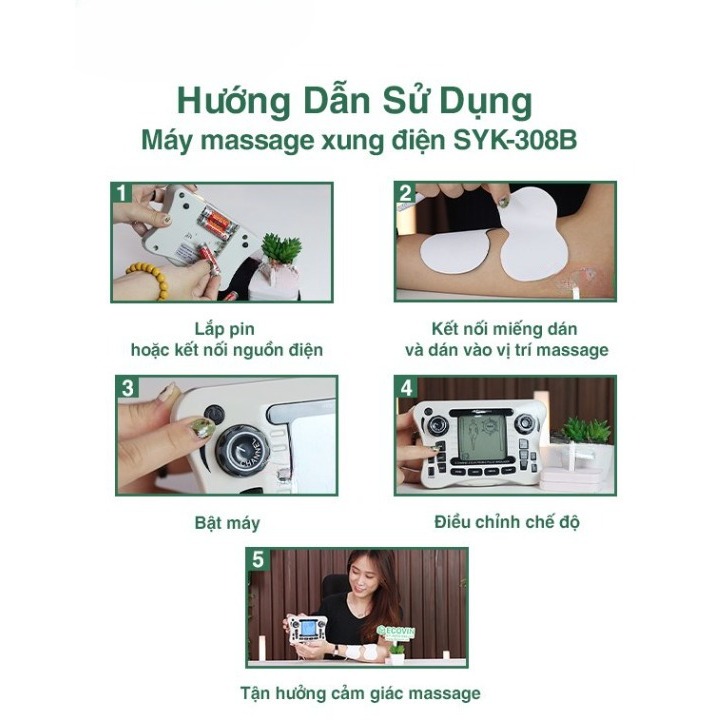 Máy massage xung điện  BEAME SYK-308