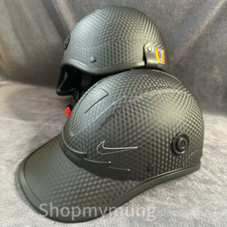  Nón bảo hiểm kết thể thao có nút thông gió vân carô cho Nam 