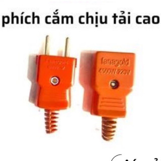 Phích âm, phích dương chính hãng Fanagold công suất 6000w, phích âm siêu chịu tải màu cam 6000w hàng công tý có bảo hành