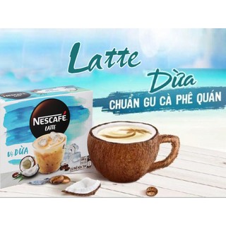 Cà phê hòa tan NESCAFÉ Cappuccino Vị Dừa (Hộp 10 gói x 20g)