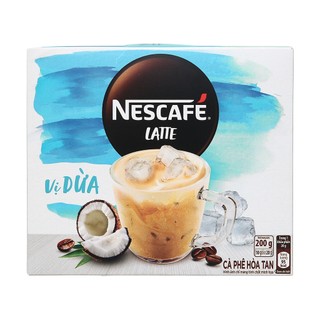 Cà phê hòa tan NESCAFÉ Cappuccino Vị Dừa (Hộp 10 gói x 20g)