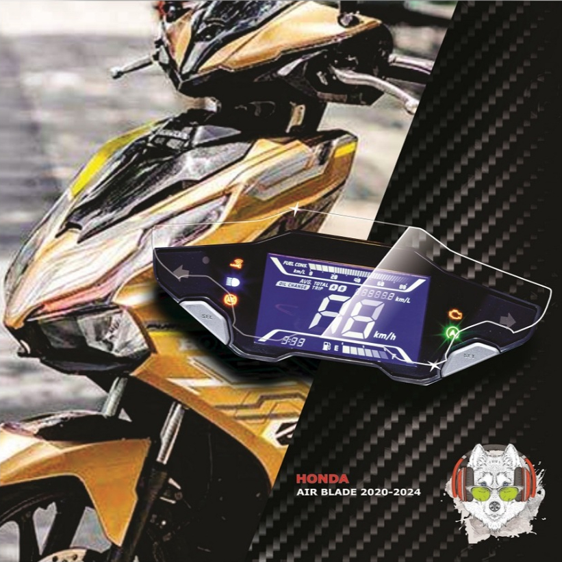 Miếng dán PPF TPU bảo vệ mặt đồng hồ xe HONDA AIR BLADE 160 - AB125 AB150 AB160